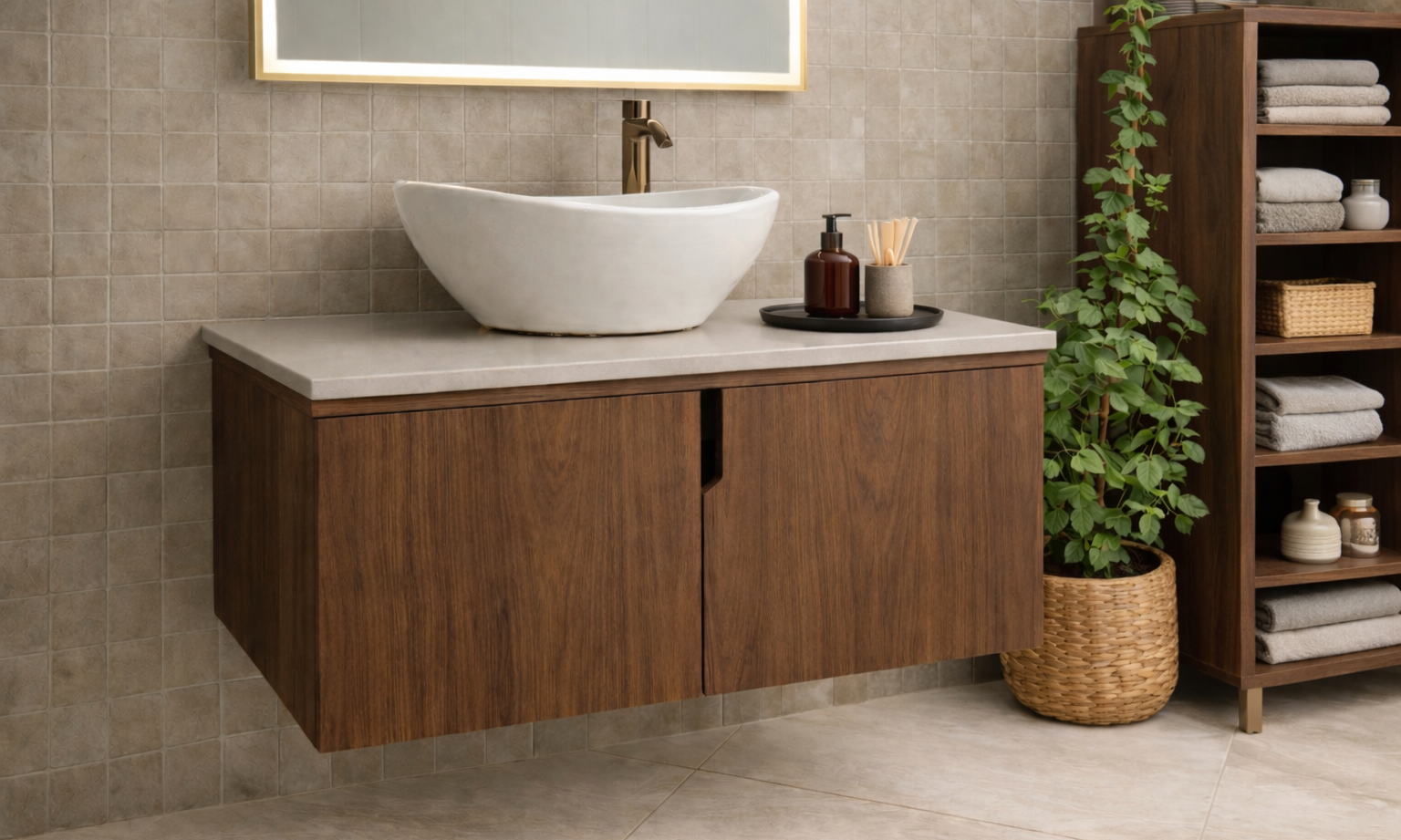 Mueble Lavabo PVC para Baño - Vista 2