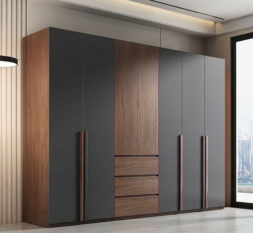 Closet Moderno Premium PVC - Detalle Puertas