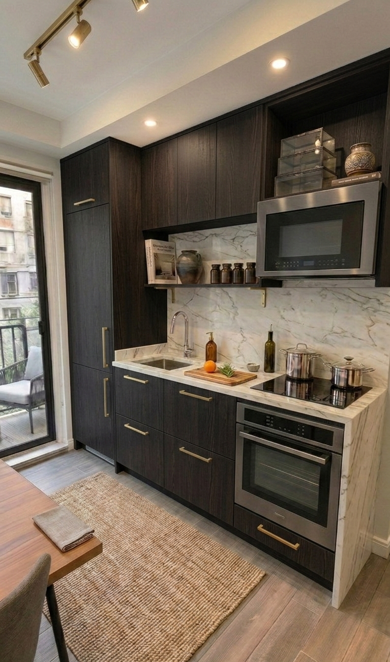 Cocina Premium Ejecutiva PVC - Wengué