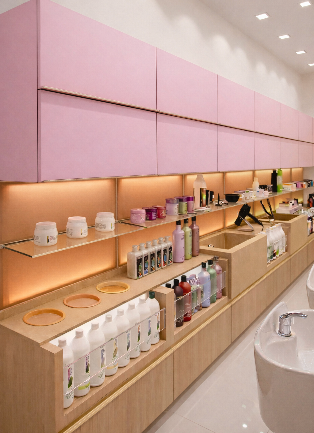 Mueble Multifuncional para Peluquería - Diseño 2