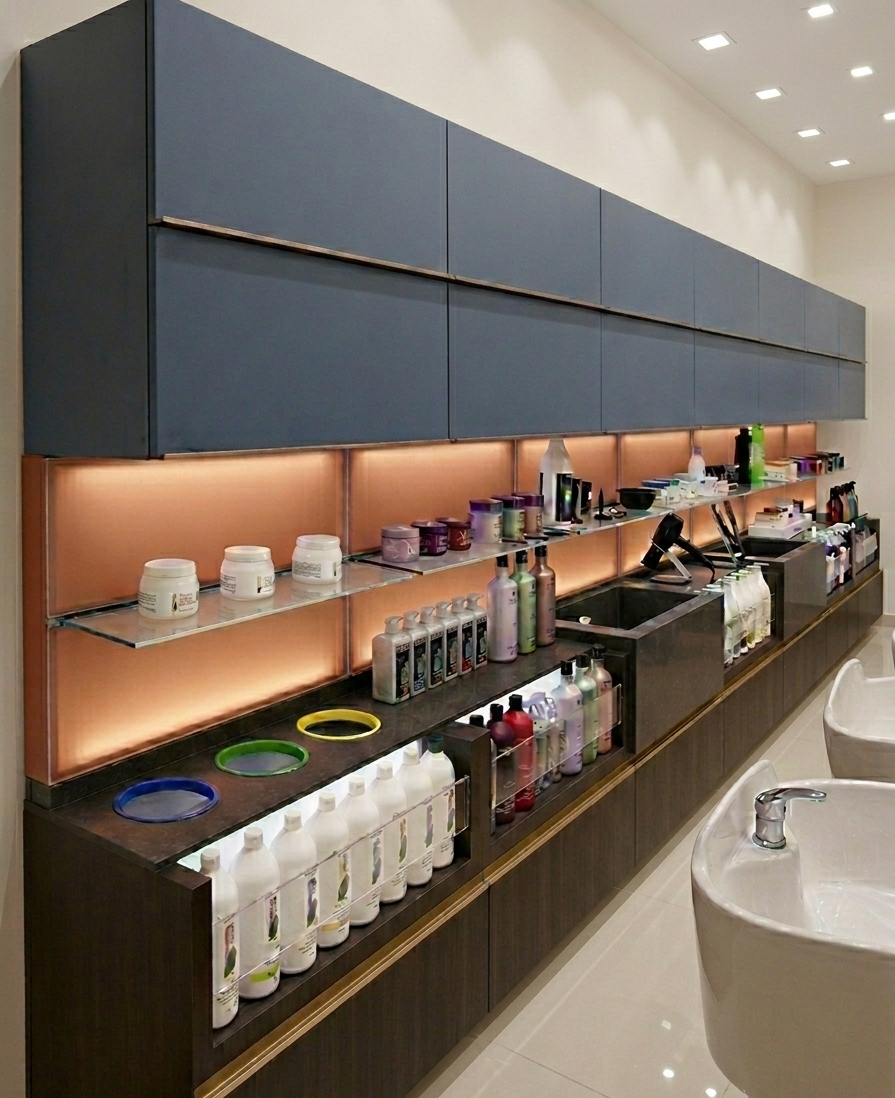 Mueble Multifuncional para Peluquería - Diseño 3