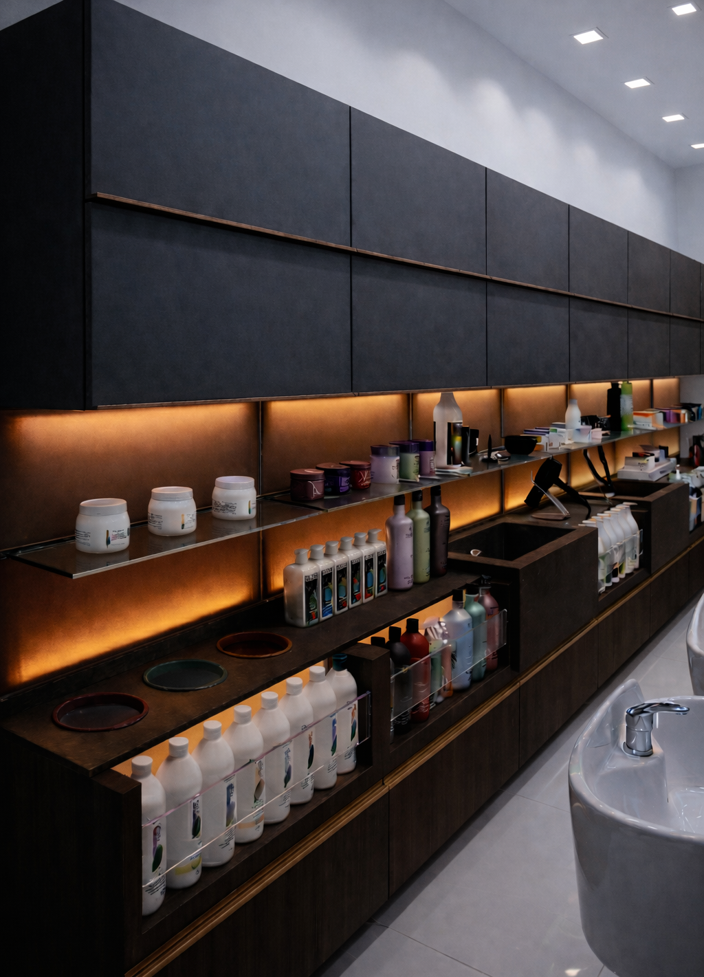 Mueble Multifuncional para Peluquería - Diseño 5